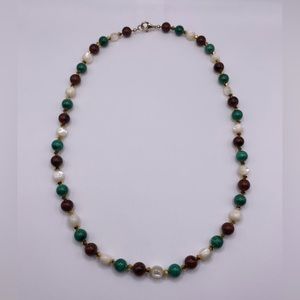 Brand New Swarovski Crystals and Fine Stone Beads Necklace